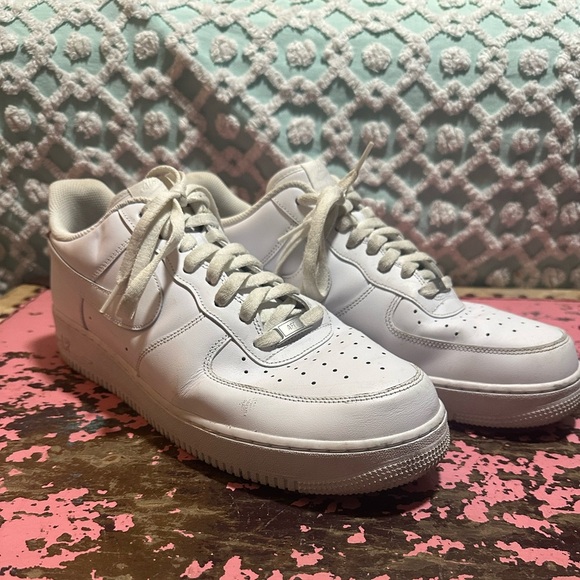 NIKE Air Force 1 White Men’s Sz 14 - Picture 1 of 8